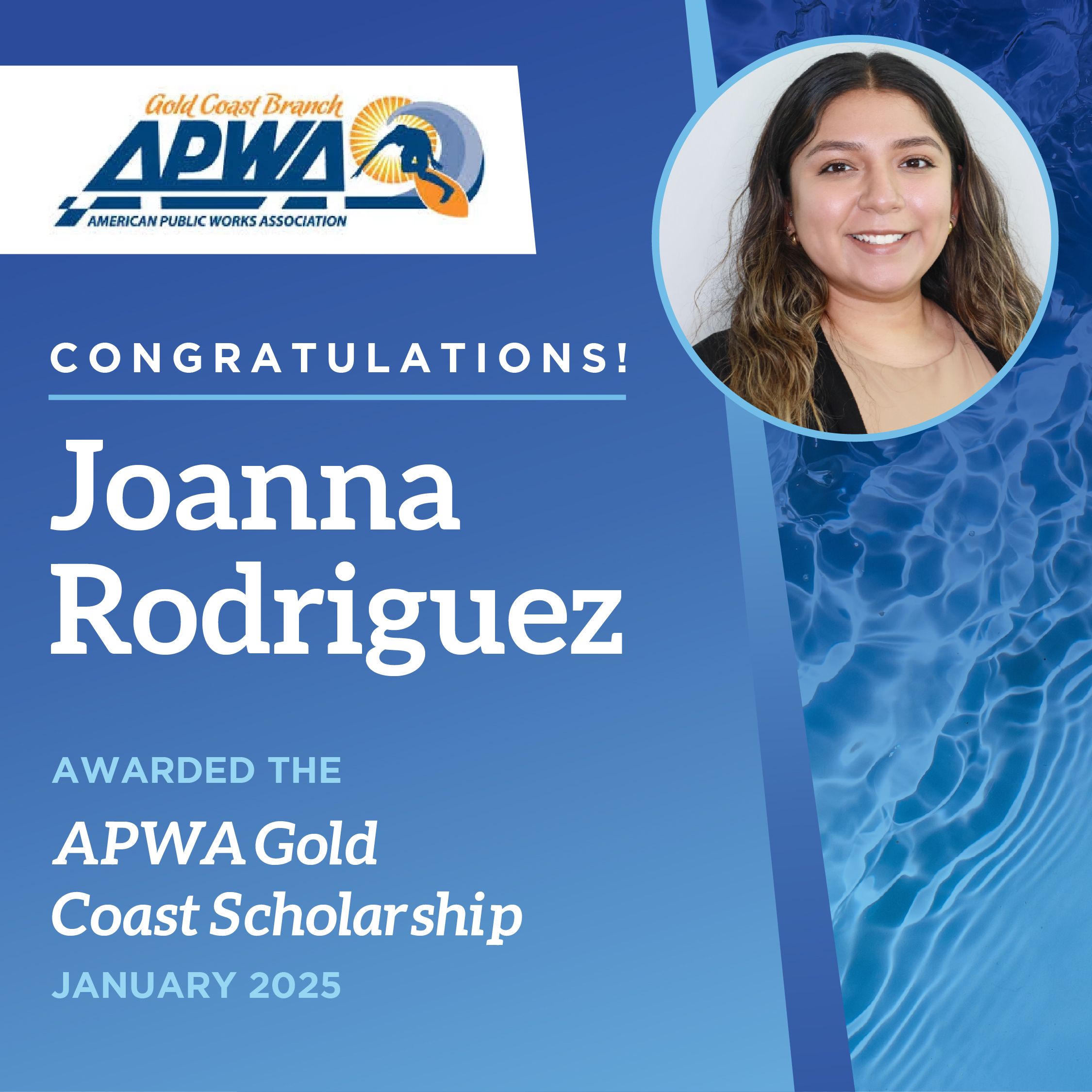 Congratulations Joanna Rodriguez!